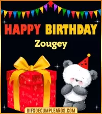 GIF Happy Birthday Zougey